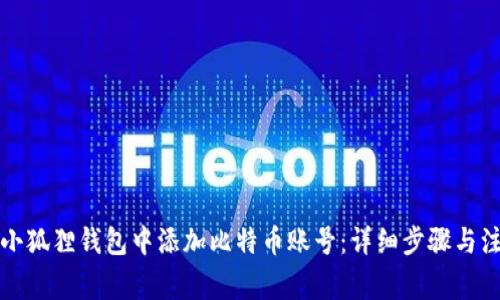 如何在小狐狸钱包中添加比特币账号：详细步骤与注意事项