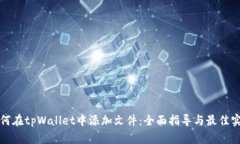 如何在tpWallet中添加文件：