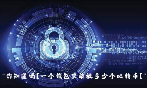 “你知道吗？一个钱包里能放多少个比特币？”