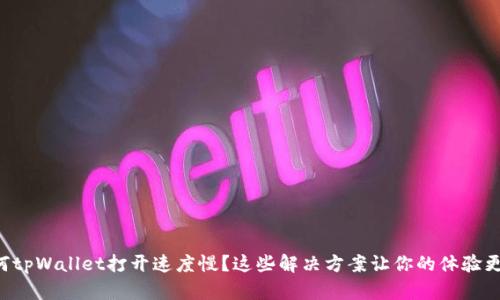为何tpWallet打开速度慢？这些解决方案让你的体验更佳！