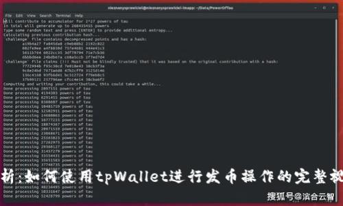 详细解析：如何使用tpWallet进行发币操作的完整视频教程